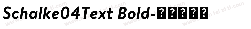Schalke04Text Bold字体转换